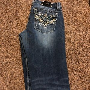 Size 31 bootcut miss me’s